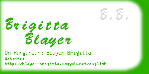brigitta blayer business card